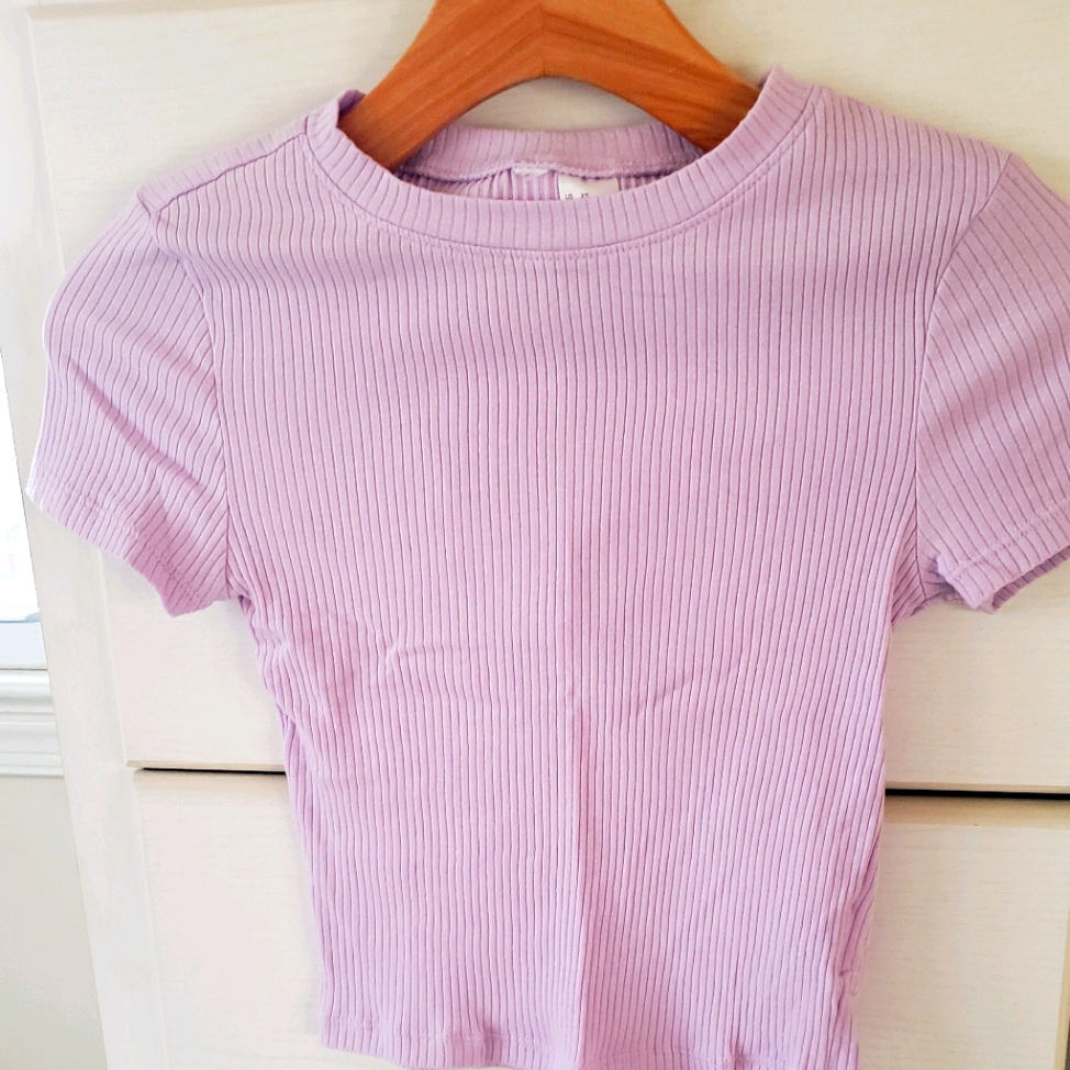 Lilac Basic Tee